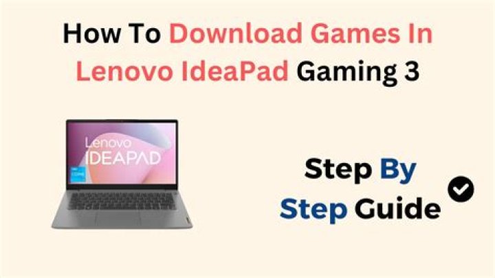 How to install games in lenovo laptop
